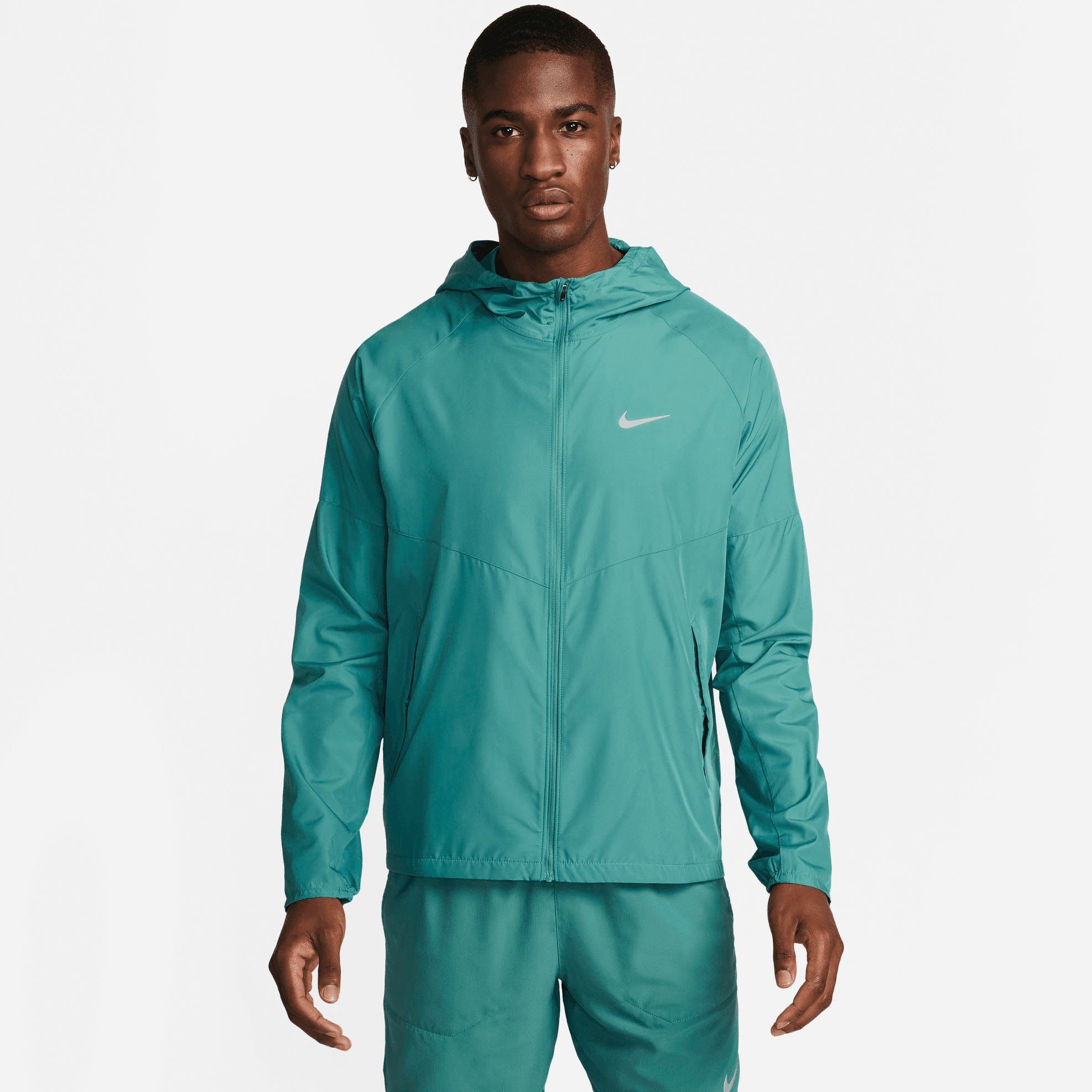Nike Jacket Laufjacke TEAL/REFLECTIVE SILV Repel MINERAL Men's Running Miler