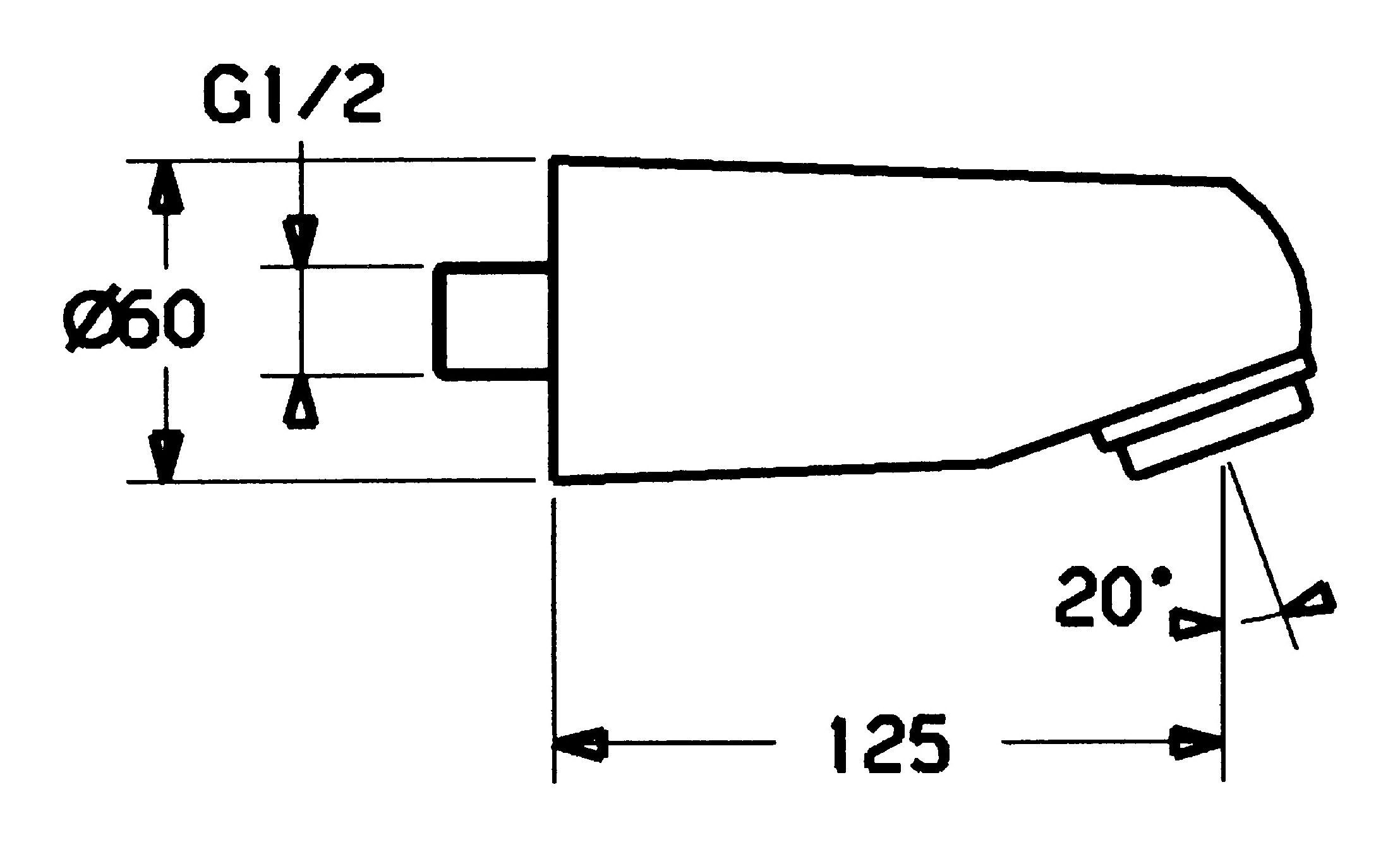 Thumbnail - HANSA Kopfbrause Hansajet, Sportkopfbrause Ausladung 125 mm