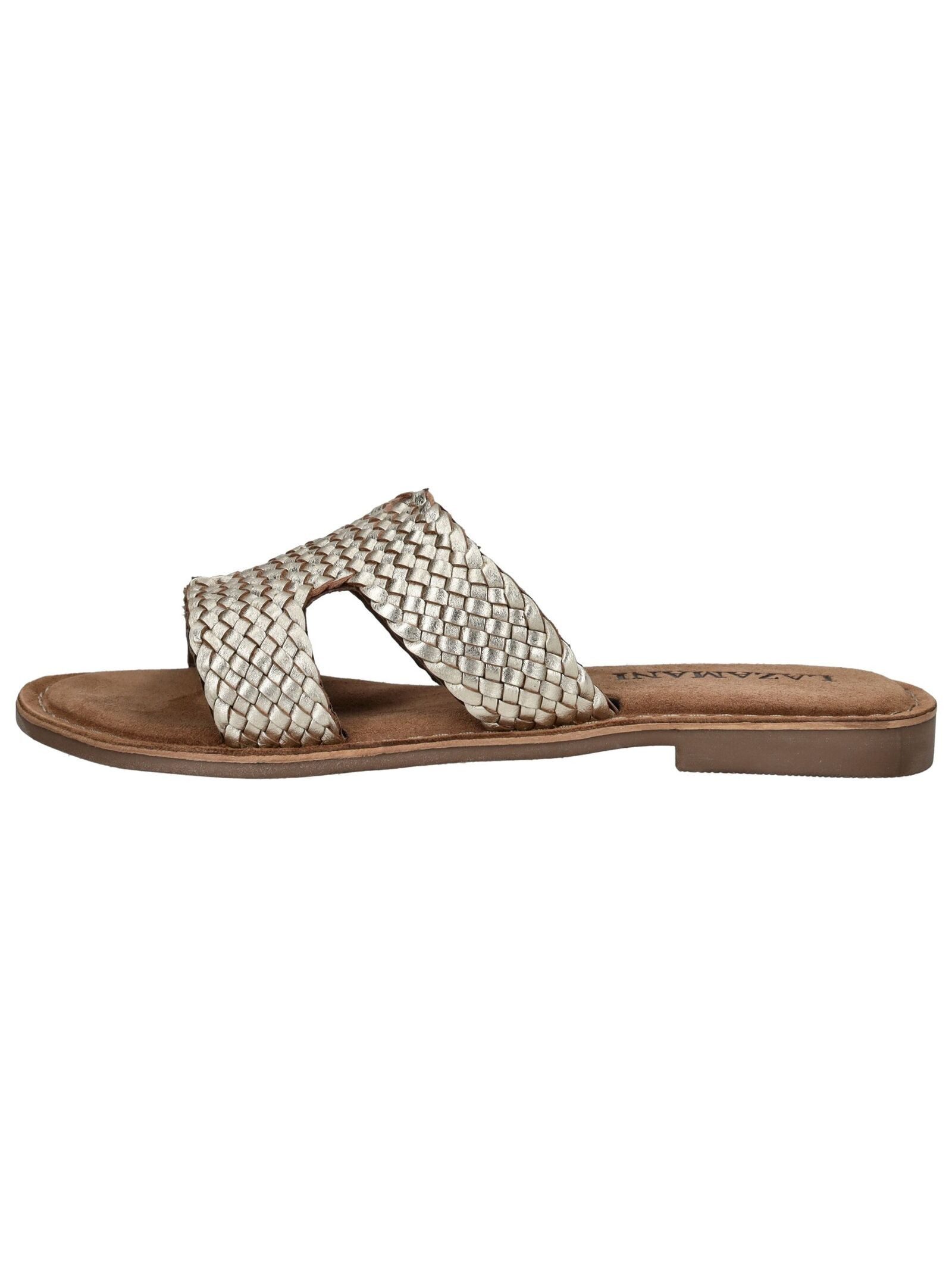 Lazamani Lazamani Pantoletten Leder Pantolette günstig online kaufen