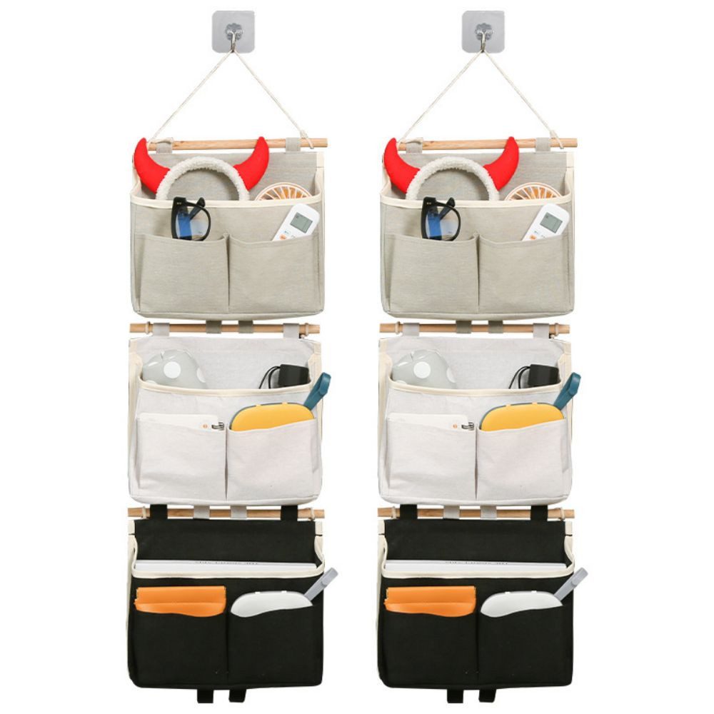 PRIISF Hängeregal Türaufhängetasche Hängeorganizer Stoff Aufbewahrung Storage Wandtasche, Hängeregal Aufbewahrungsbox Hänge Organizer, Aufbewahrungstasche Hängeaufbewahrung Wandregalhalter Hängekorb