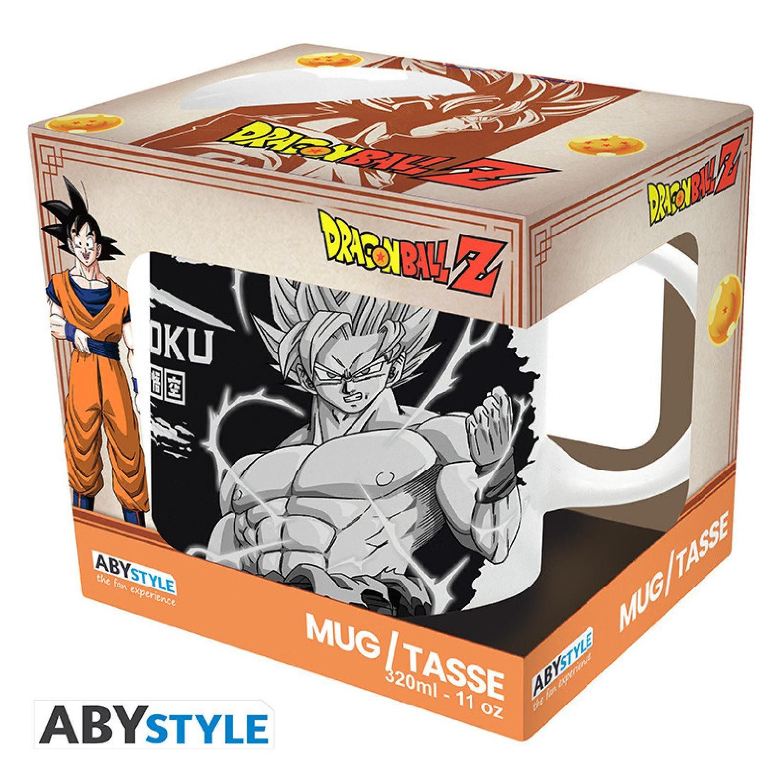 ABYstyle Tasse DRAGON BALL Z - Tasse - 320 ml - Goku B&W- subli - with box