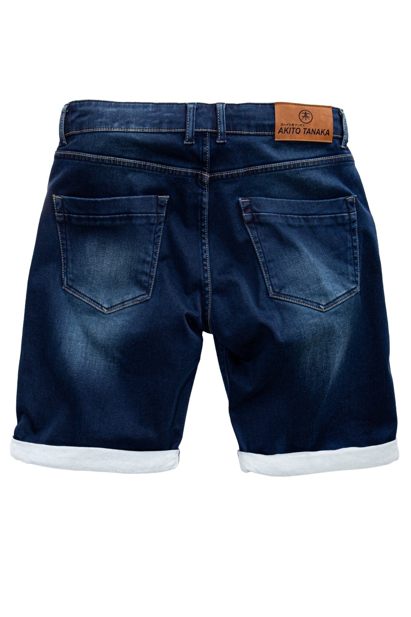 Akito Tanaka Jeansshorts elastische Jogg Shorts