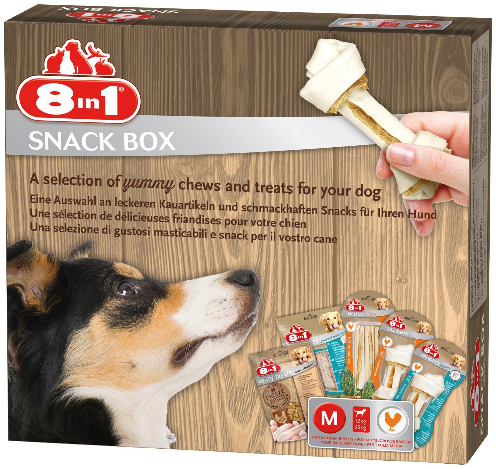 8in1 Hundesnack »Snackbox M«, mit 5 versch. Sorten | OTTO