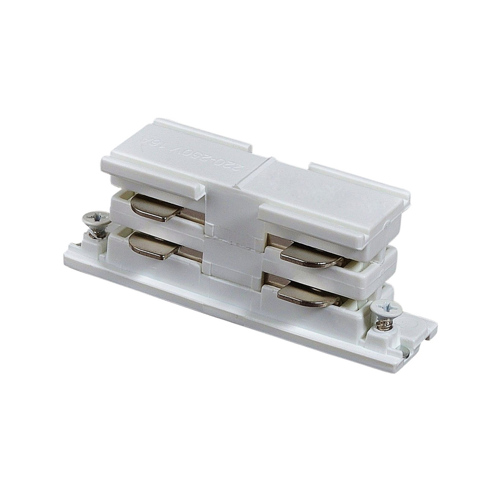Spectrum Schienensystem-Verbinder SPS 2-Leitungsverbinder für 3-Phasen Stromschiene Adapter IP20 gerade, 7 cm, Leitungsverbinder für 3-Phasen Stromschiene