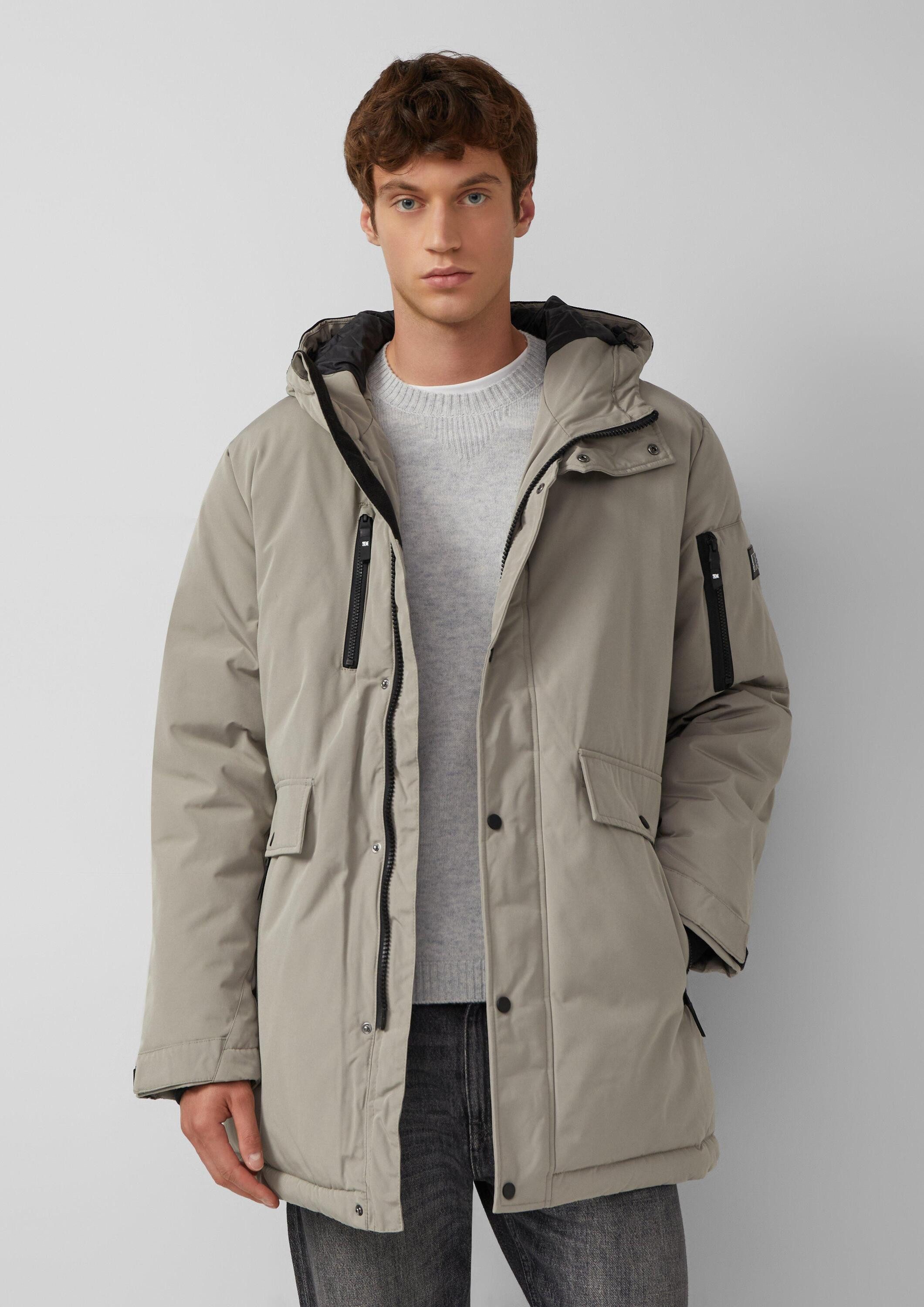 s.Oliver Winterjacke Outdoor-Jacke Wasserabweisender Parka mit Kapuze und s günstig online kaufen