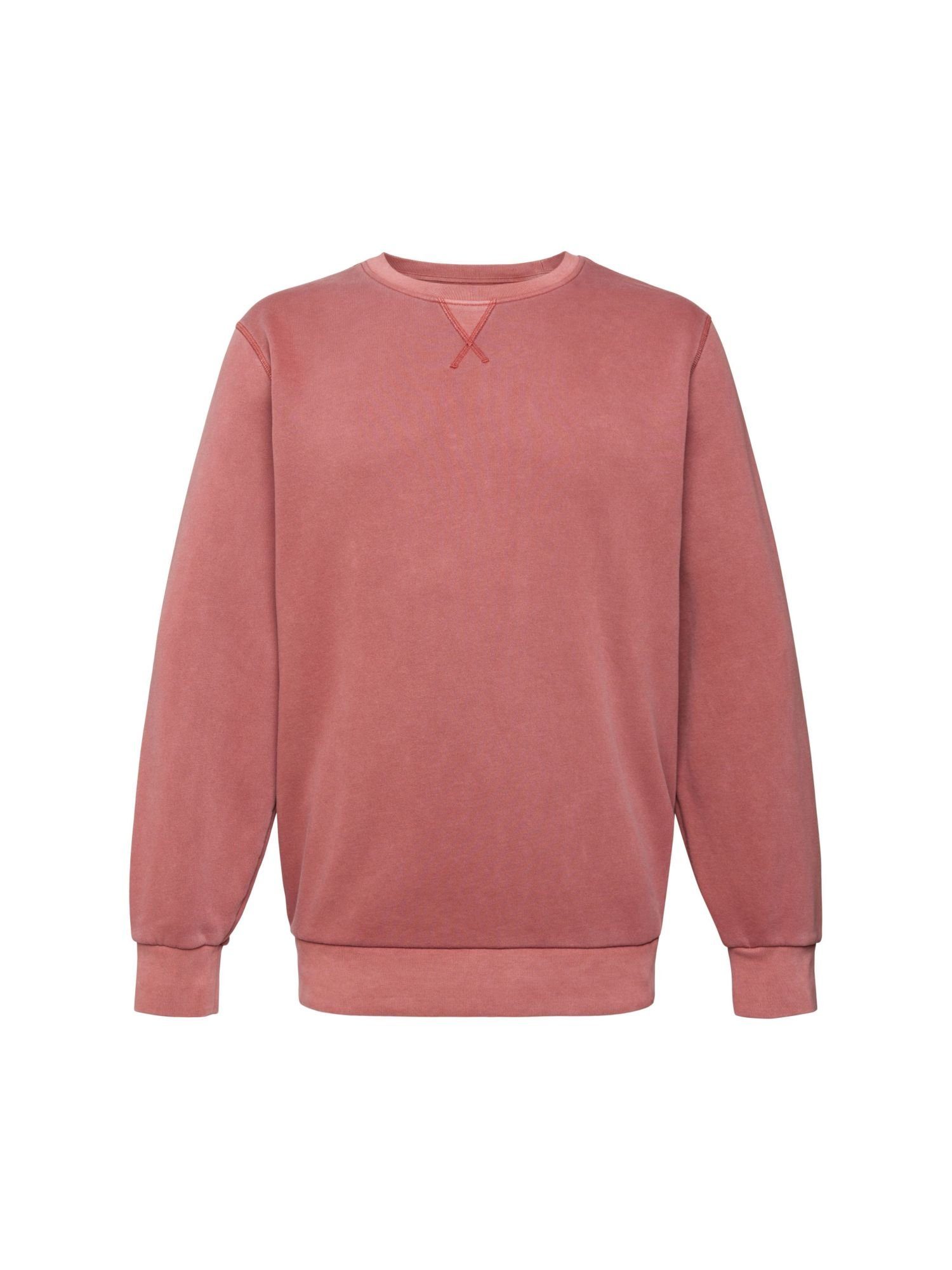 Unifarbenes Regular Esprit Sweatshirt TERRACOTTA (1-tlg) im Sweatshirt Fit