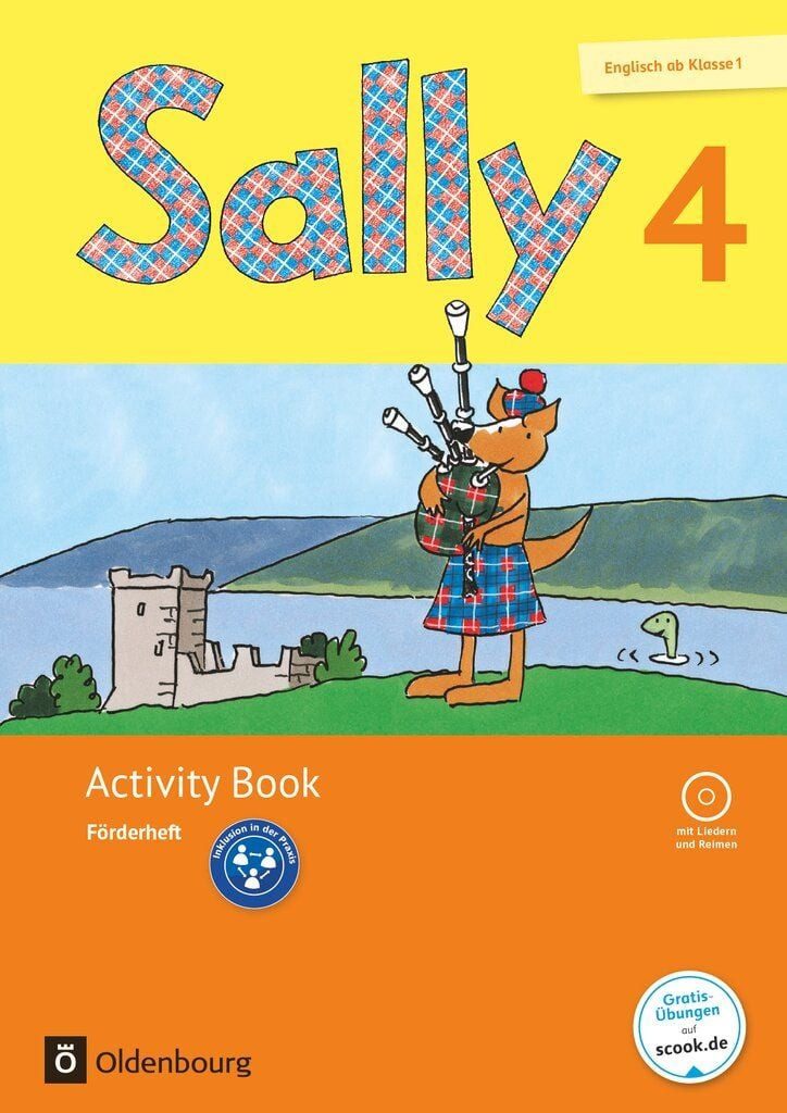 Sally - Englisch ab Klasse 1 - Zu allen Ausgaben (Neubearbeitung) - 4. / Stefanie Gleixner-Weyrauch, Marion Lugauer, Daniela Elsner, Sabine Schwarz, Jasmin Brune, Activity Book: Förderheft - Mit Audio-CD und Portfolio-Heft
