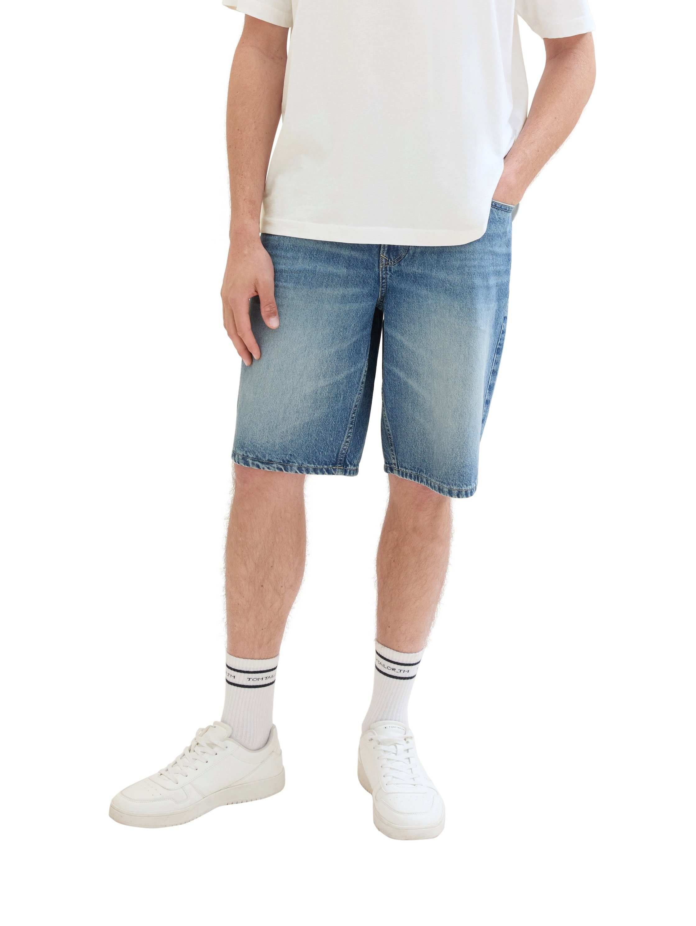 TOM TAILOR Denim Джинсиshorts im authentischen Used-Look