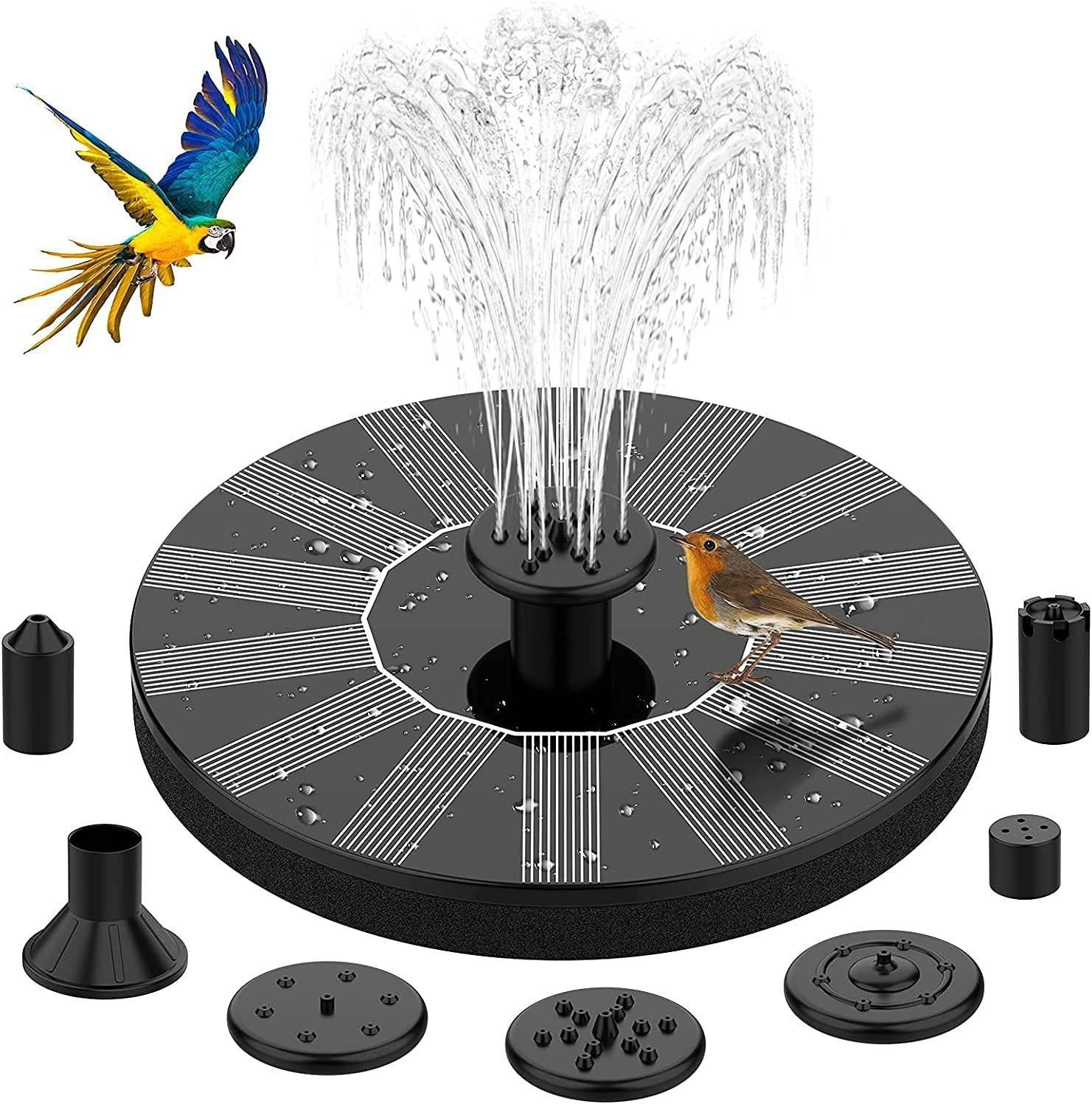 Welikera Gartenbrunnen 1.2W-Solar Springbrunnen, Solar Teichpumpe günstig online kaufen