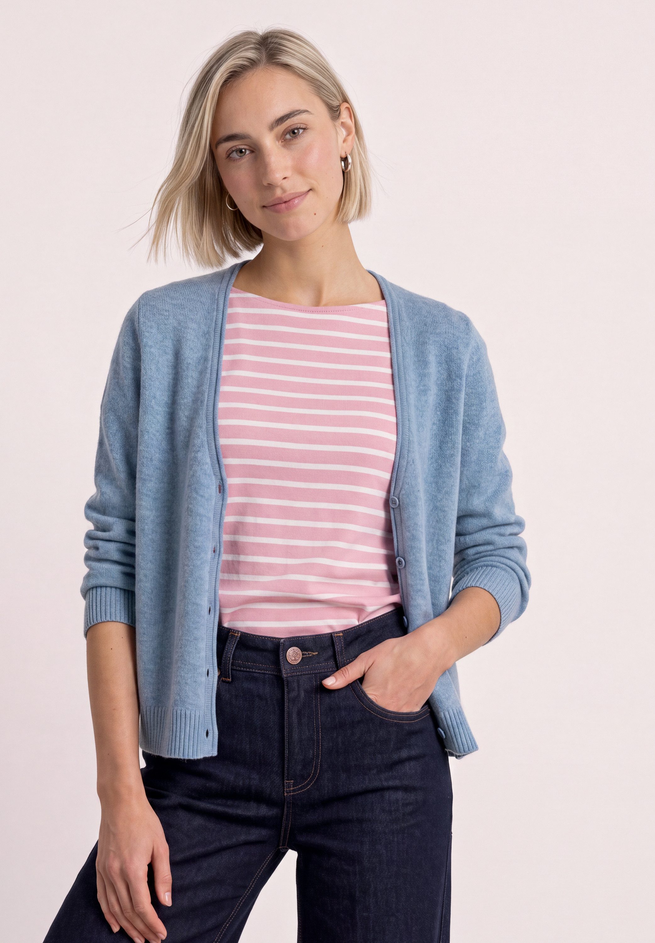 STREET ONE Cardigan mit Knopfleiste