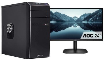 CAPTIVA Power Starter I67-213 TFT Bundle Business-PC-Komplettsystem (23,80", Intel® Core i5 Core i5 11400, UHD Graphics, 8 GB RAM, 480 GB SSD)