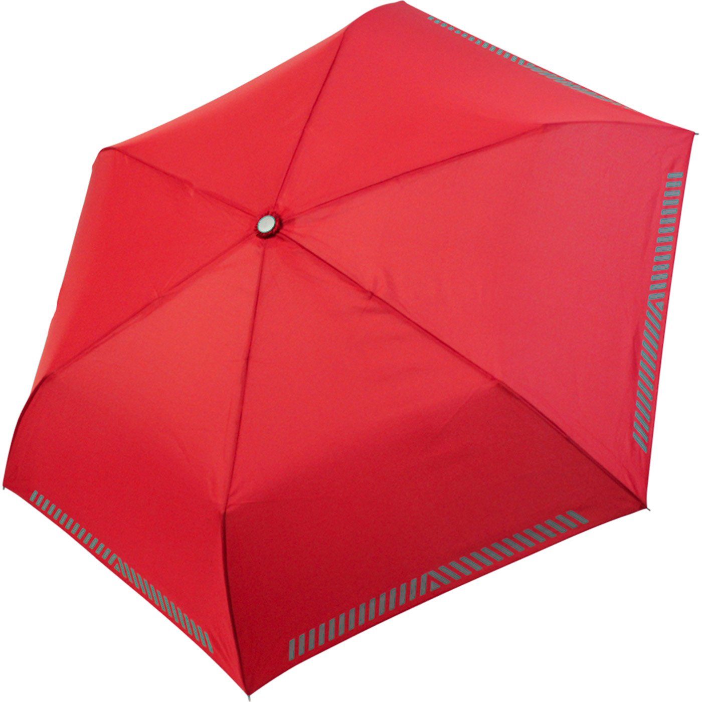 iX-brella Taschenregenschirm für Kinder Safety Reflex - reflektierende Streifen, manueller Öffnungsmechanismus, in vielen Farben