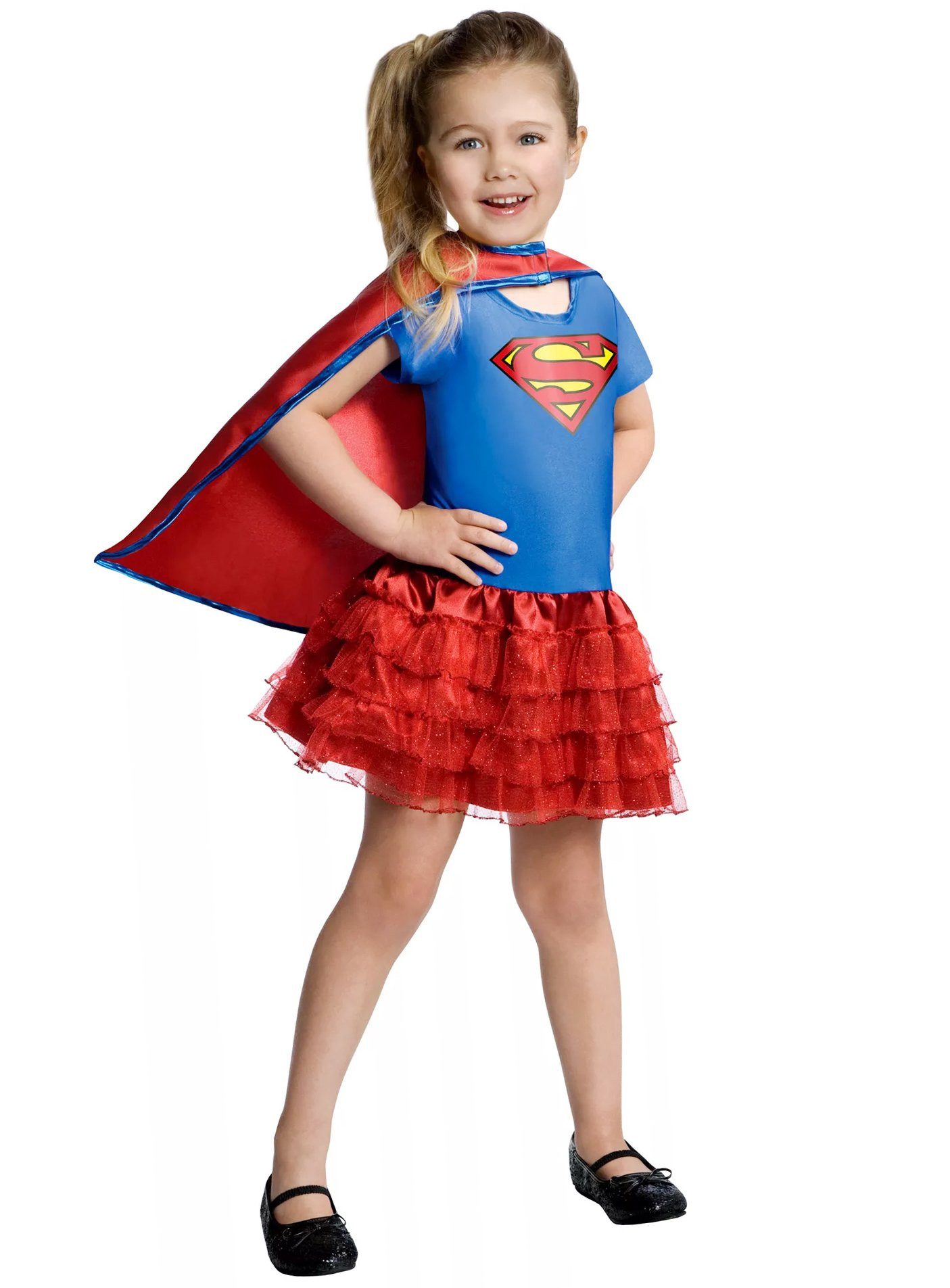 Rubie´s Kostüm Supergirl Kinderkostüm Ballerina Fasching Karneval, Tutukleid für kleine Superheldinnen