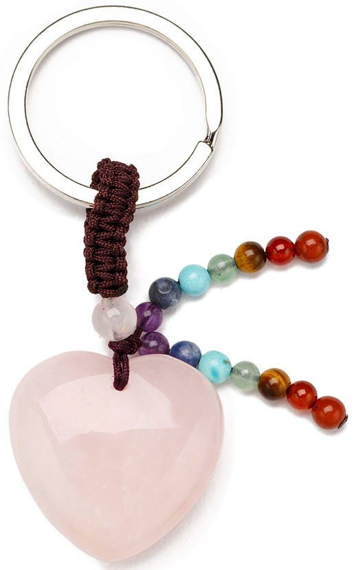 Firetti Schlüsselanhänger Schmuck Geschenk Herz, mit Edelsteinen