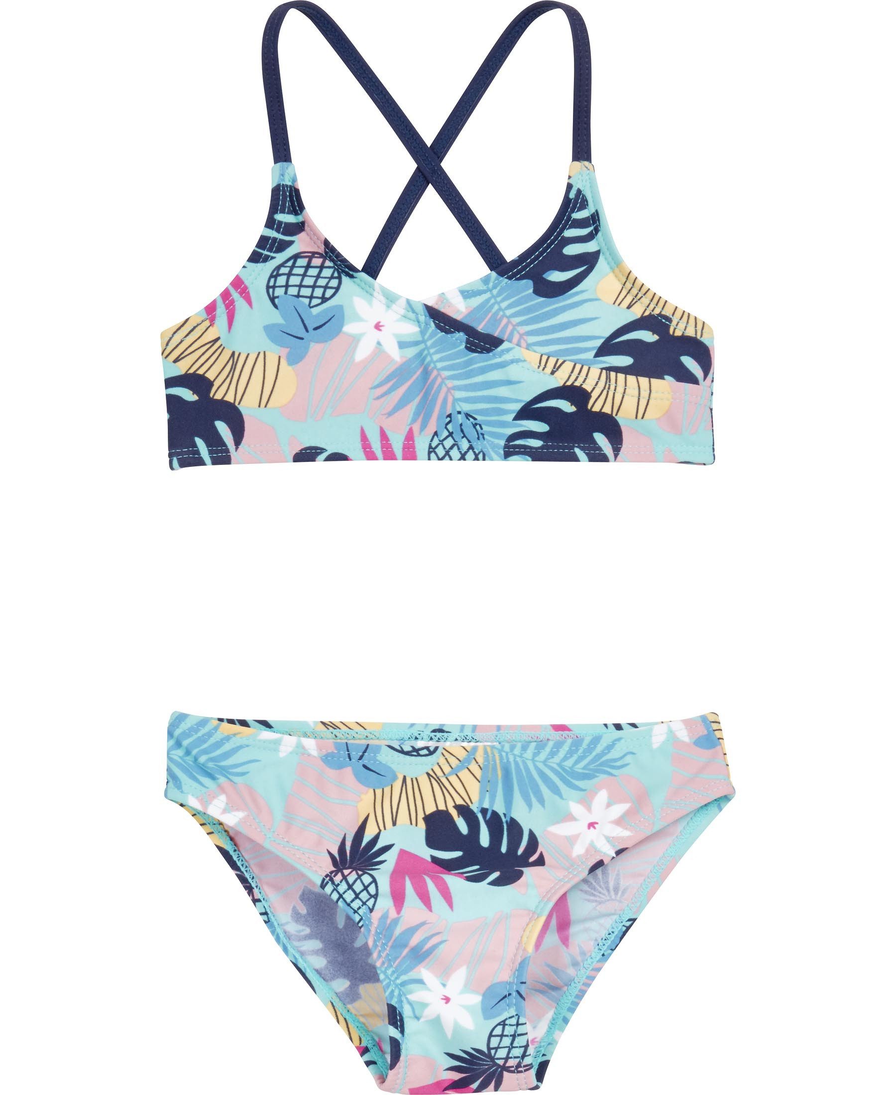 Playshoes Badeanzug Playshoes UV-Schutz Bikini Blumen