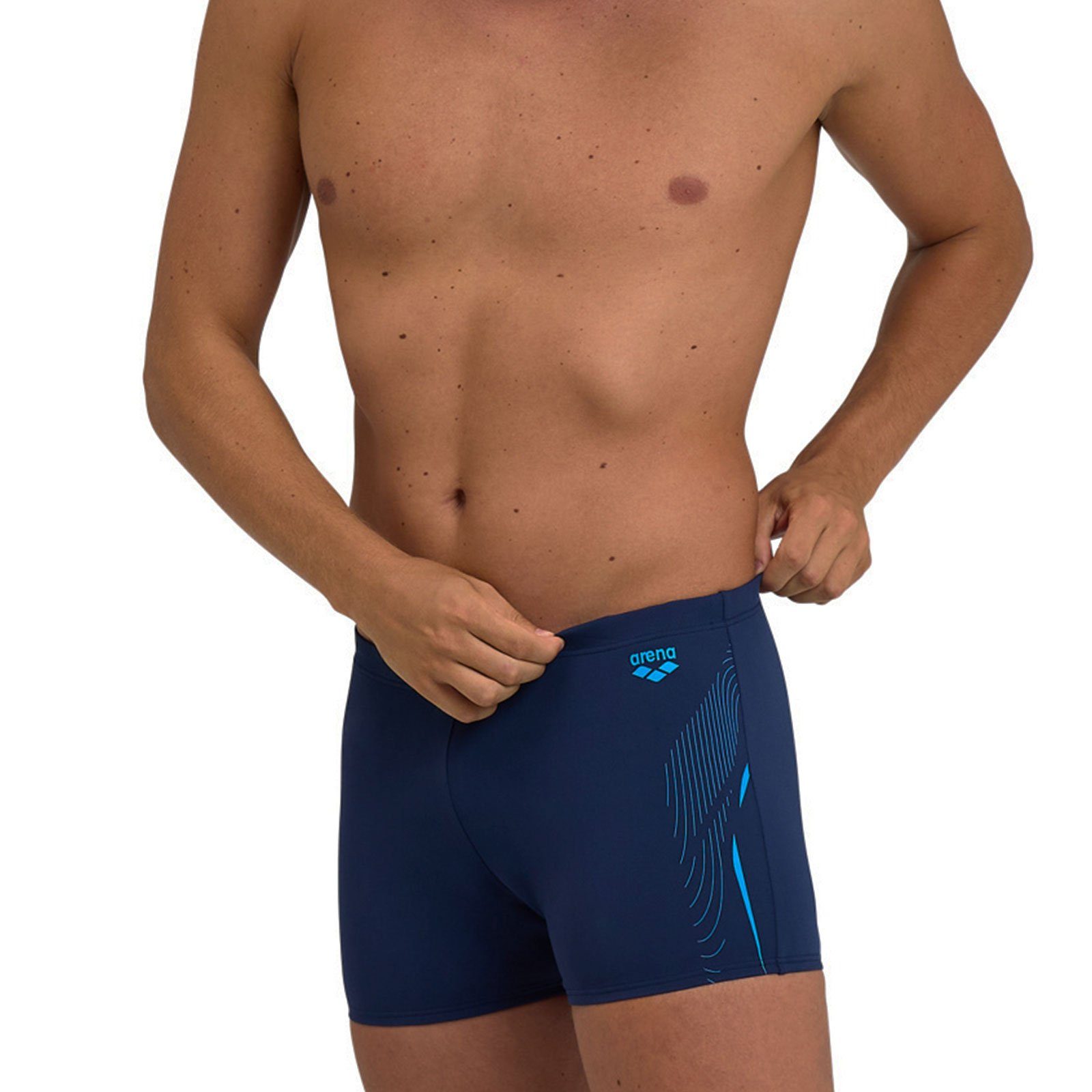 Swim Arena aus Eco schnelltrocknendem Short Print Life Graphic navy Max 780 Badehose