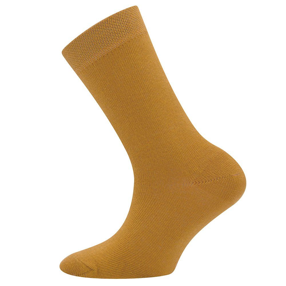 Ewers Socken Socken Uni honig/toffee/kupfer (3-Paar)