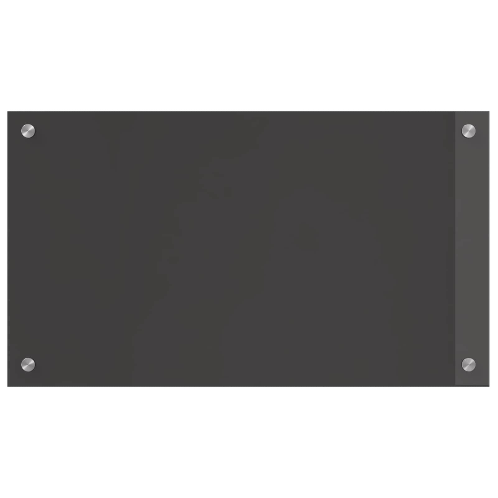 vidaXL Küchenrückwand Küchenrückwand Dunkelgrau 70 x 40 cm Gehärtetes Glas, (1-tlg)