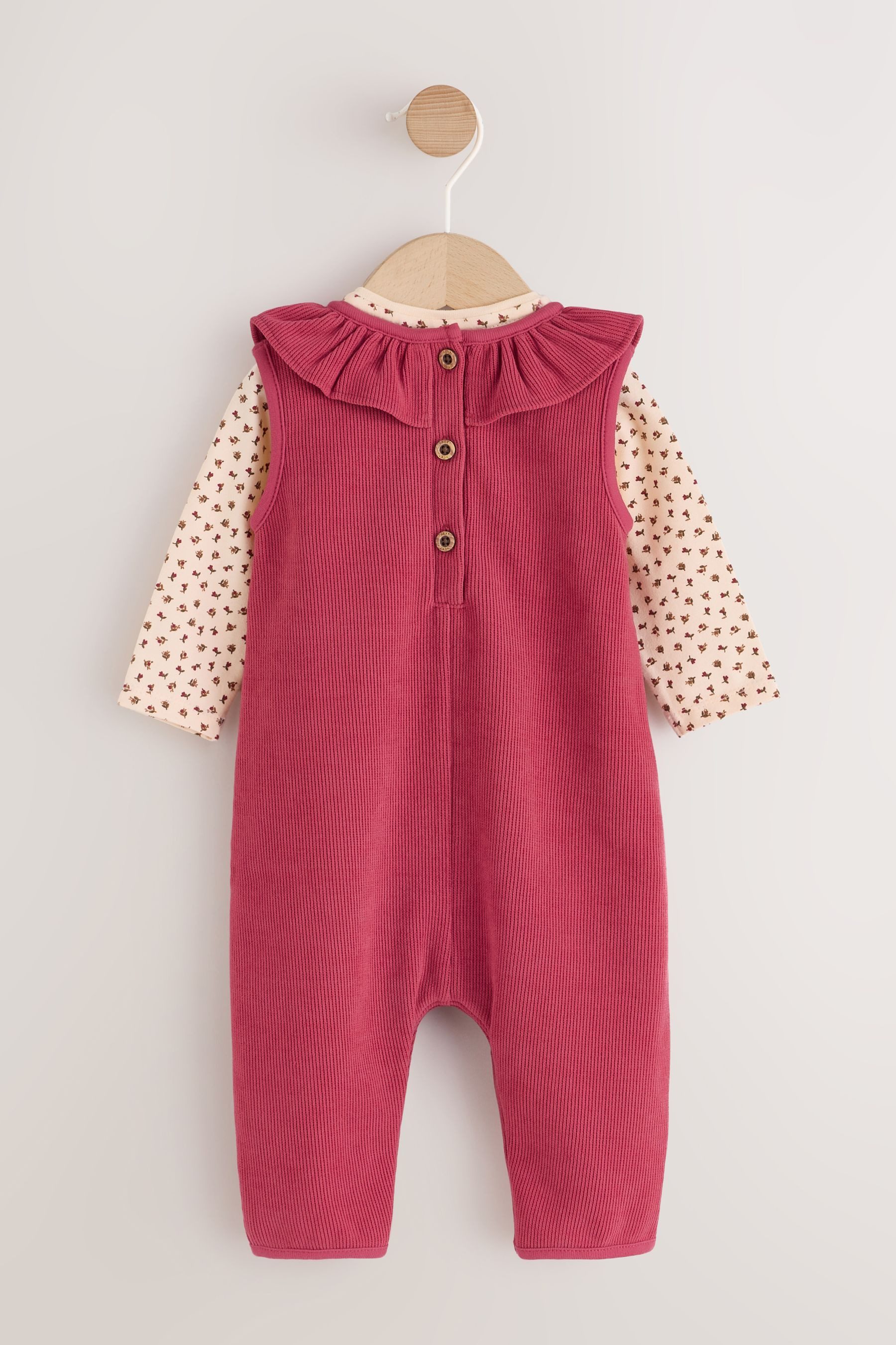 Next Body & Hose Baby Latzhose & Langarm-Bodysuit im 2-teiligen Set (2-tlg) – Bild 2 von 5
