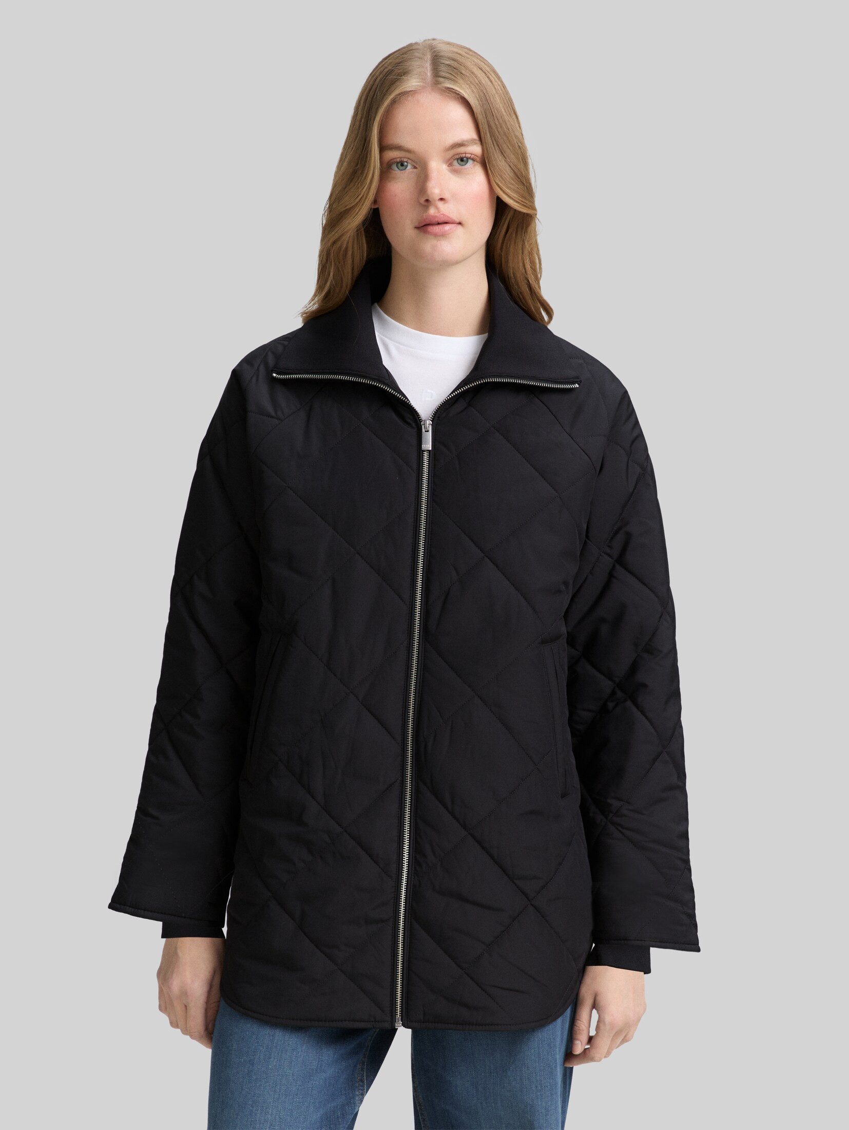 TOM TAILOR Denim Steppmantel Jacken Loose Fit Steppmantel
