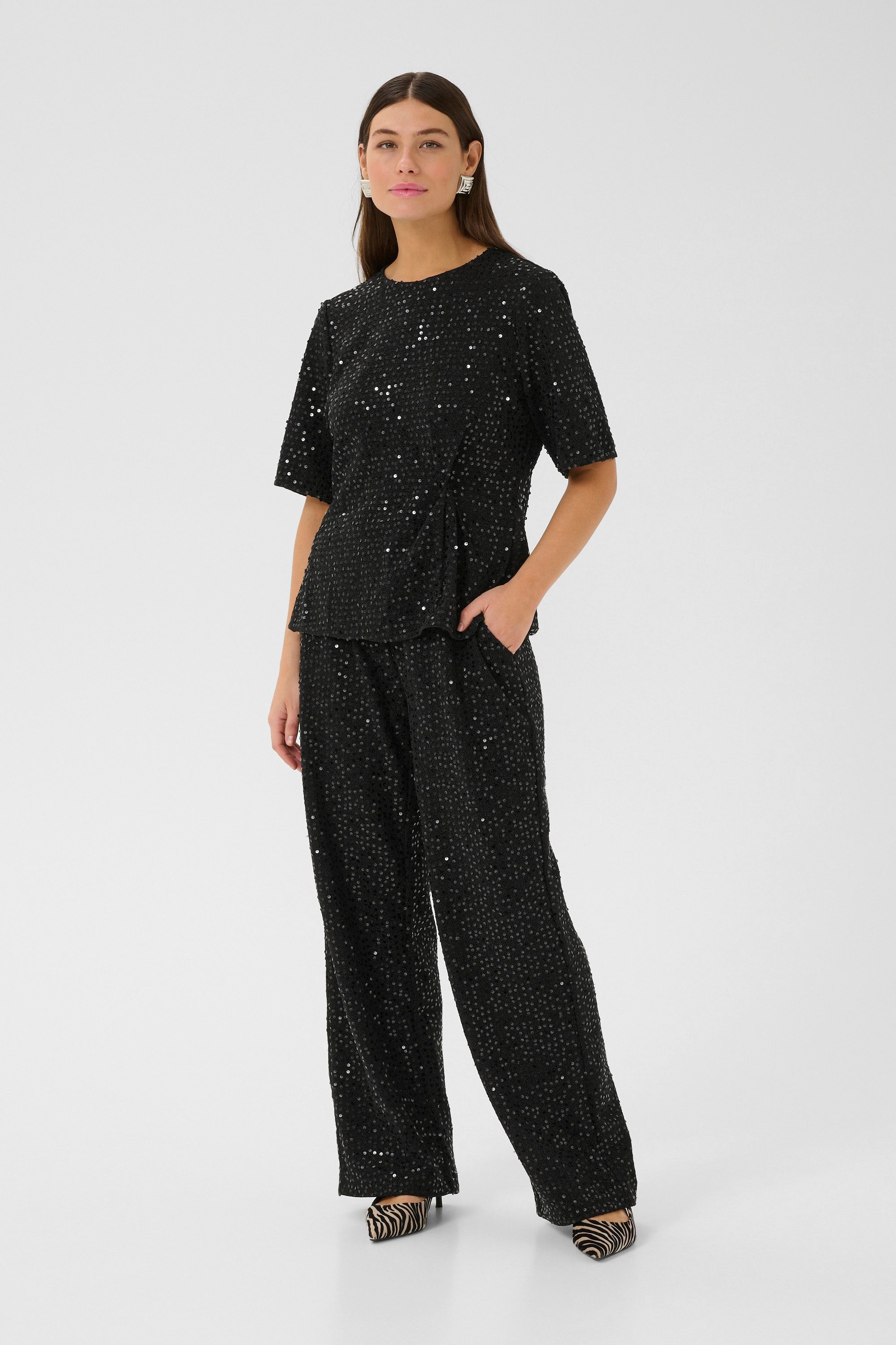 Culture Kurzarmbluse Kurzarm-Bluse CUtamera