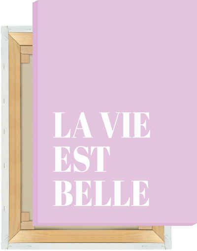 MOTIVISSO Leinwandbild Emily in Paris - La Vie Est Belle