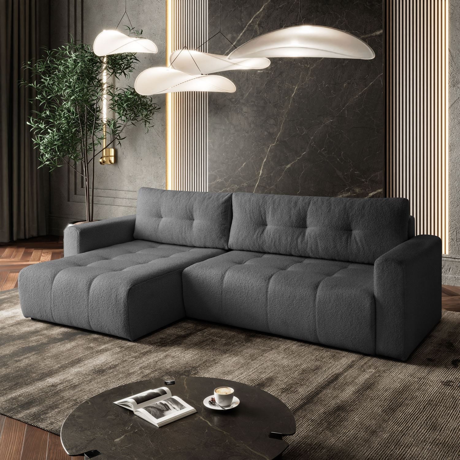 Lookway Ecksofa ASTON L-Form Couch, mit günstig online kaufen