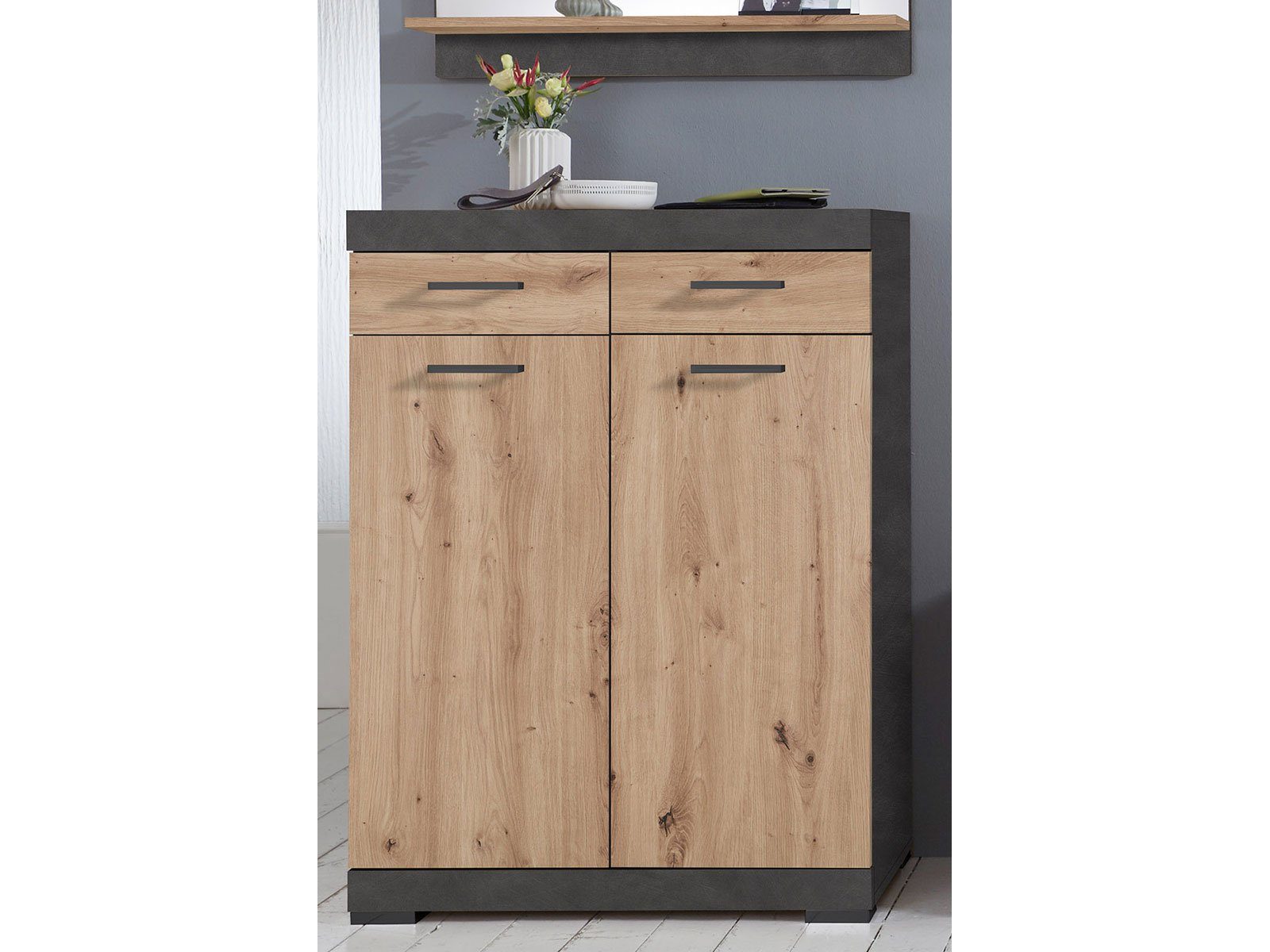 PREISBRECHER Schuhschrank Birkenhead 80 x 109,5 x 35 cm (B/H/T) günstig online kaufen