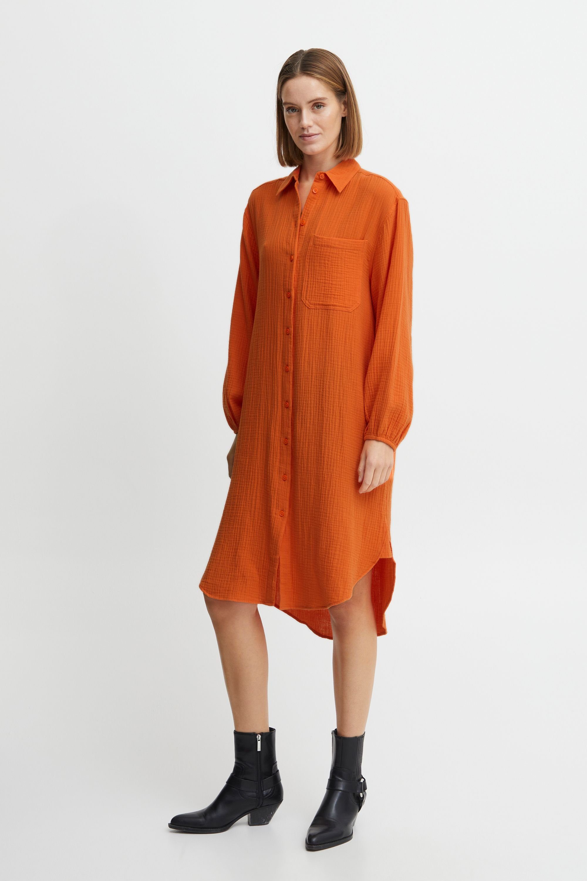 - SHIRT b.young Longbluse (171461) LONG BYIBERLIN 20812737 Orangeade