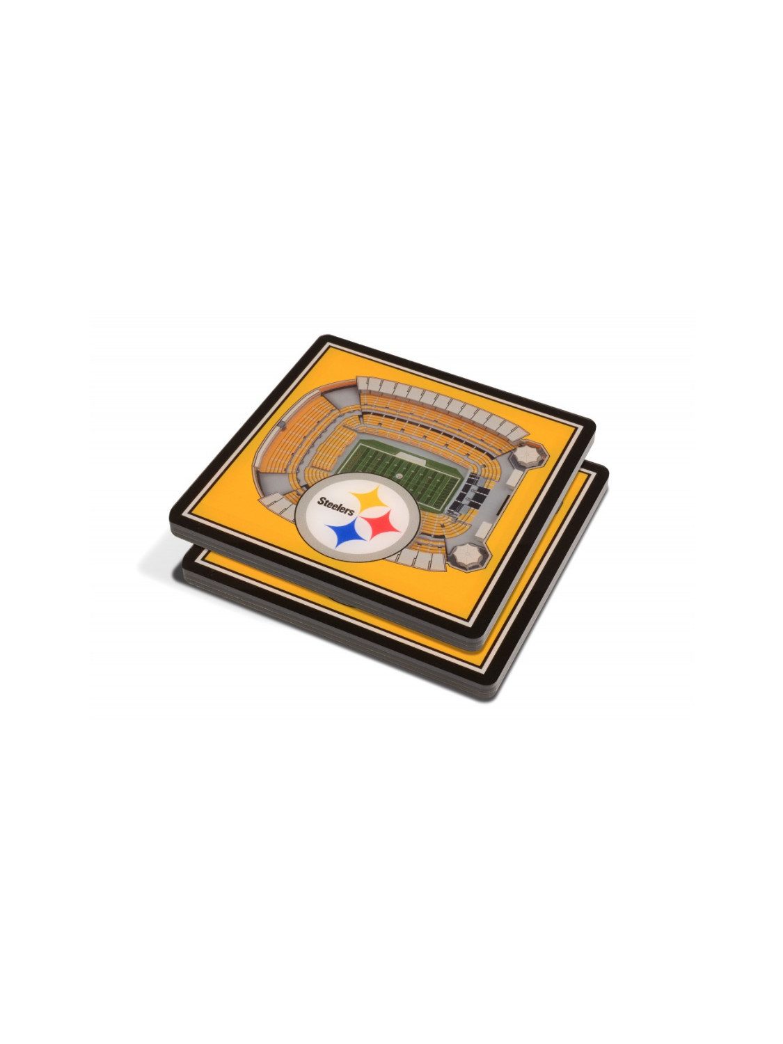 Pittsburgh Steelers Getränkeuntersetzer Pittsburgh Steelers 3DStadiumView Untersetzer 2er