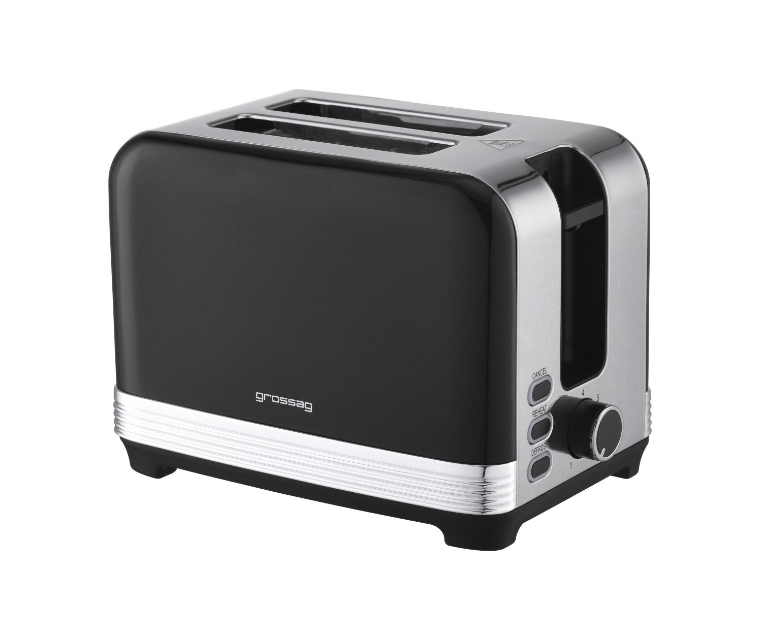 grossag Тостеры Edelstahl-Toaster, TA 28, 2-Scheiben Тостеры, für 2 Scheiben, 930,00 W, Metallic-Design