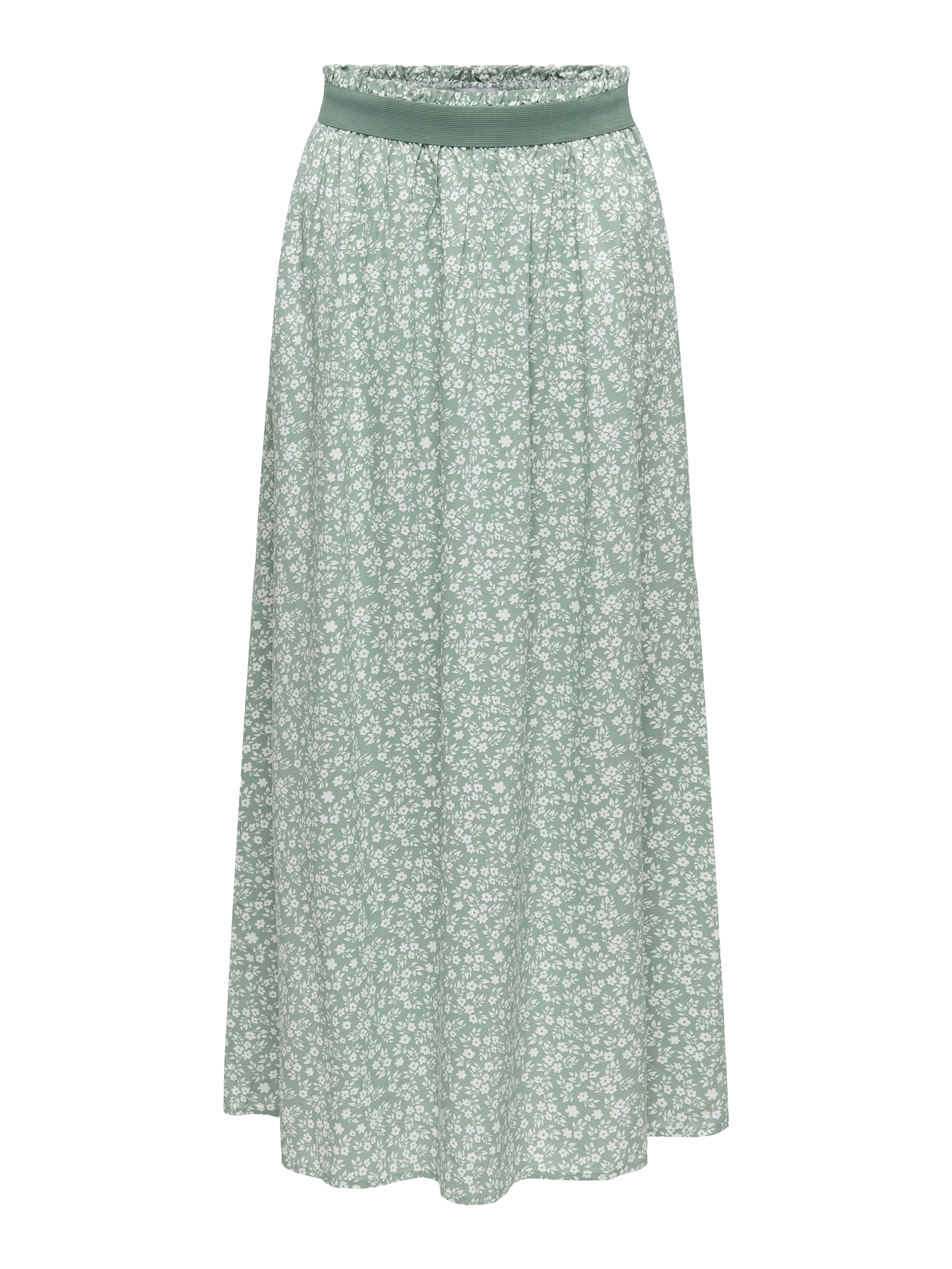 ONLY ONLVENEDIG AOP LIFE LONG SKIRT Viskose, wadenlang