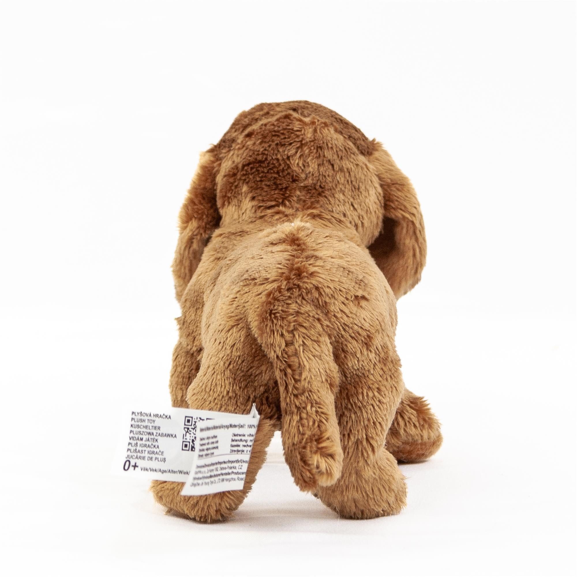 Teddys Rothenburg Kuscheltier Hund Dackel 19 cm hellbraun Plüschhund Stoffdackel (Plüschtier, Stofftier, Stoffhund, Plüschdackel)