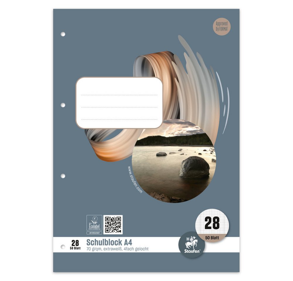 Thumbnail - Staufen Schulheft Staufen - Premium Briefblock DIN A4 - Lineatur 28