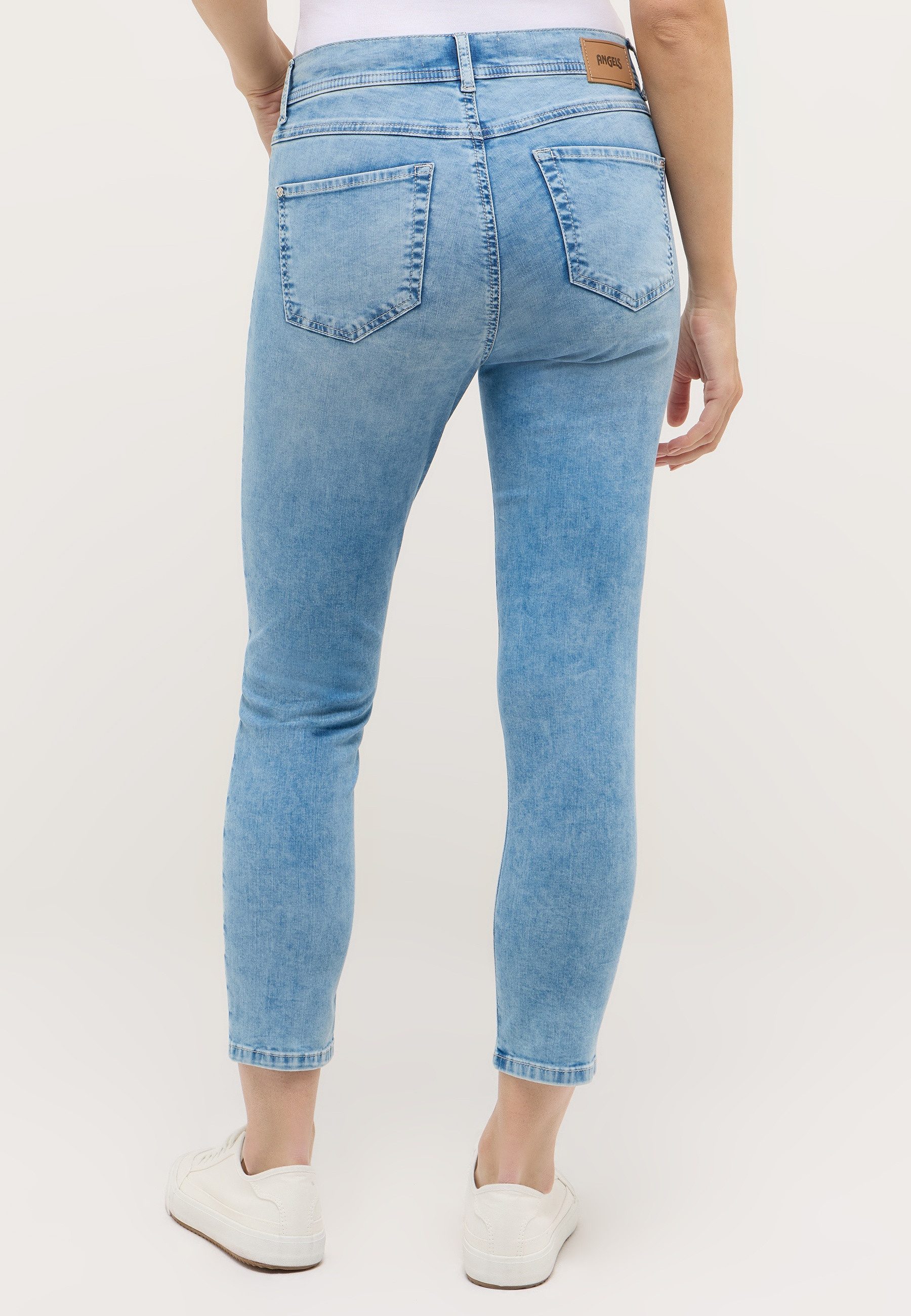 ANGELS 7/8-Jeans Ornella Beauty mit verspielten Details, Slim Fit