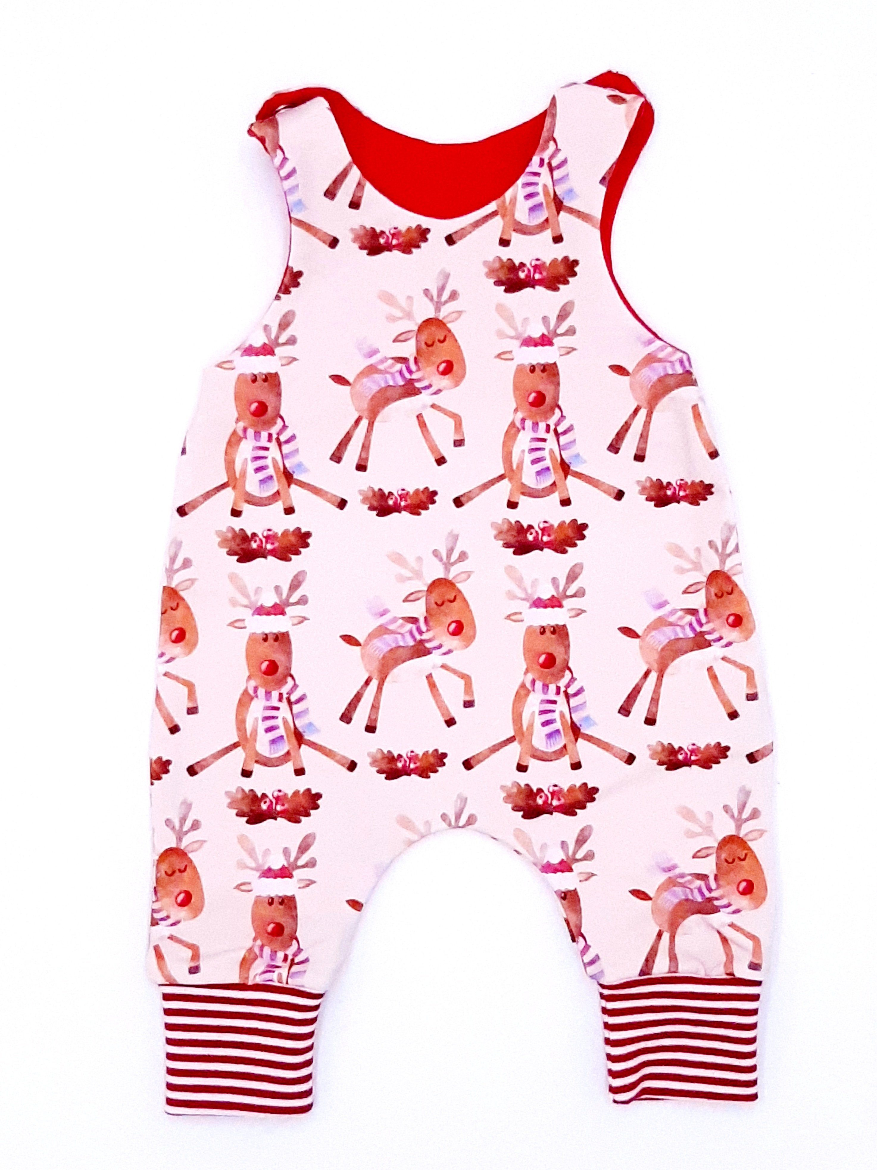 Land-Juwelen Strampler ELCHE WEIHNACHTEN 3er Set Strampler