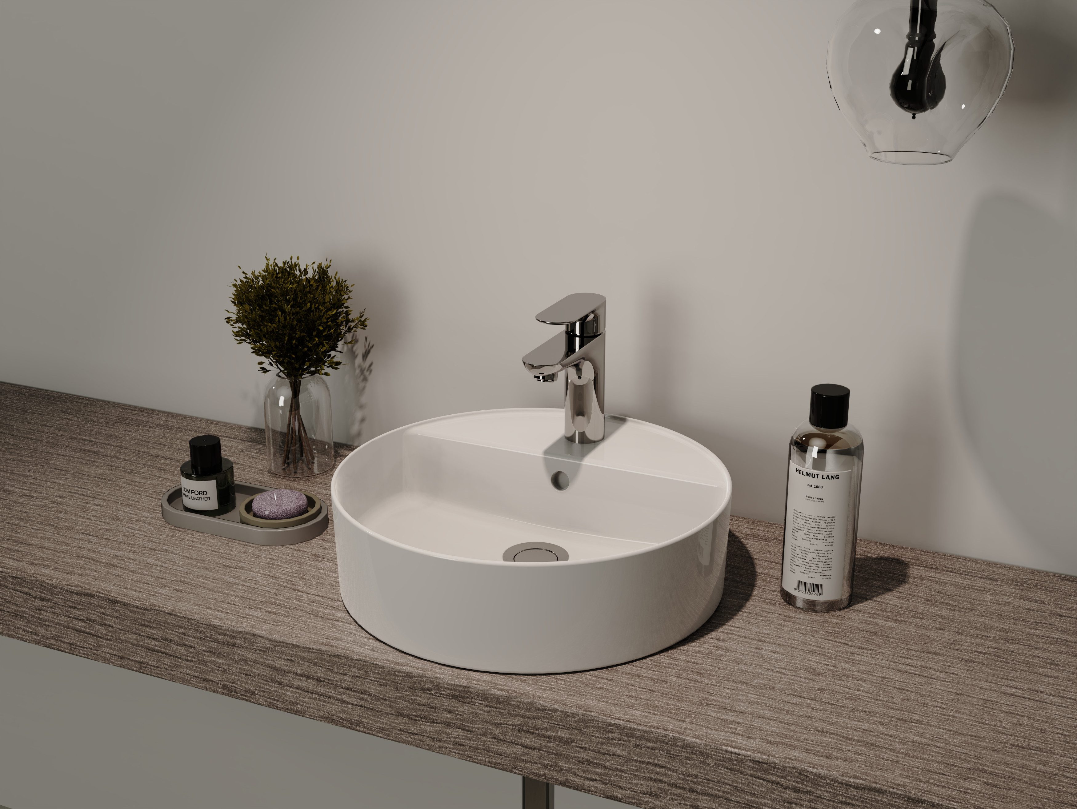 welltime Aufsatzwaschbecken RONDO, NANO Glasur günstig online kaufen