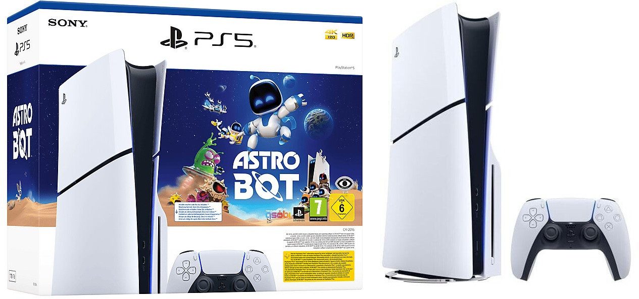 Playstation 5 Disk Slim Edition inkl. Astro Bot