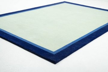 Teppich Kailash, THEKO, Rechteckig, 160 x 230 cm, Blau dk.