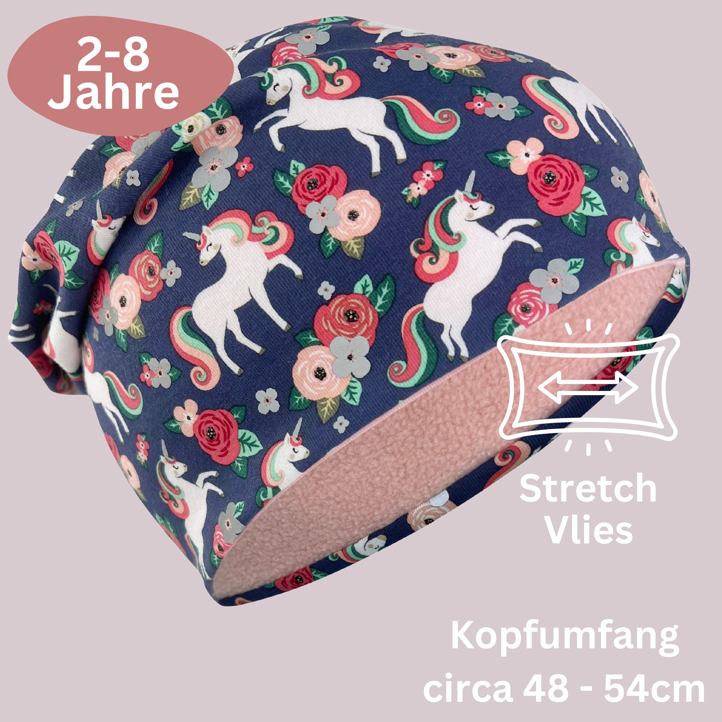 HECKBO Beanie 360° Reflektor Kinder Beanie Mütze & Loop Schal Set – Bild 5 von 5
