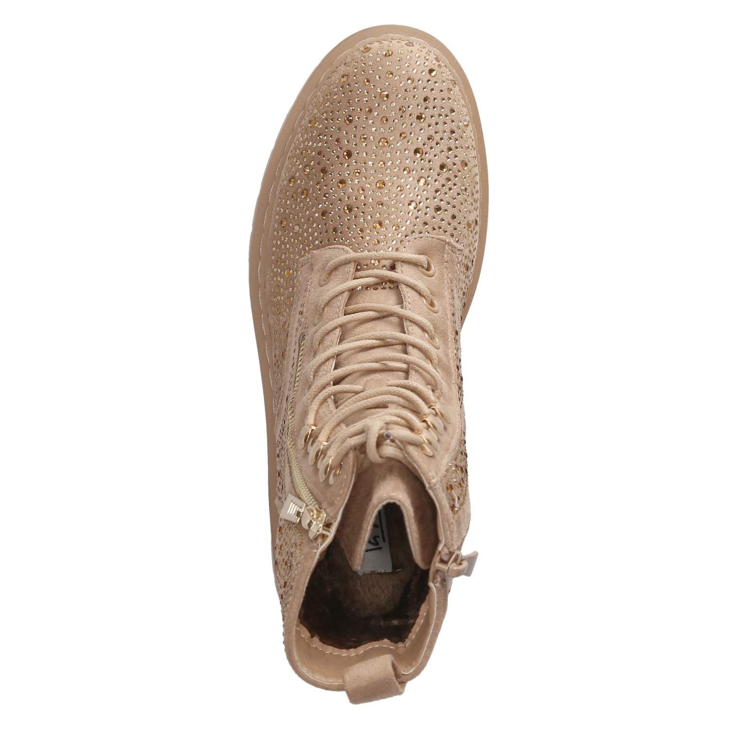 La Strada La Strada 2280170 2222 Damen Textil beige Schnürstiefel