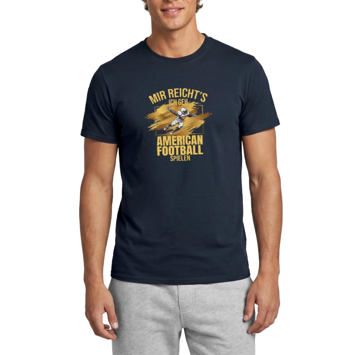 Spreadshirt T-Shirt Mir Reicht’s American Football Spielen Männer T-Shirt (1-tlg)