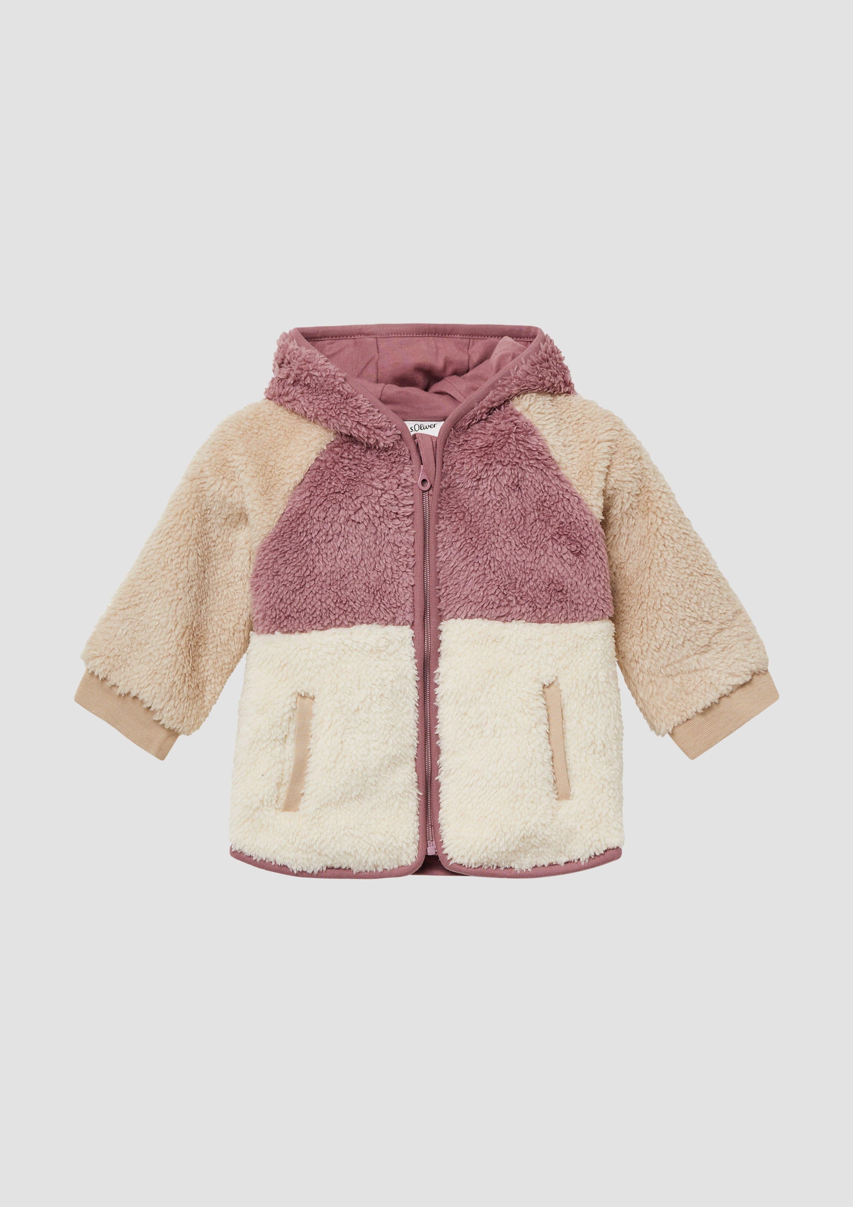 s.Oliver Outdoorjacke Unisex Jacke aus Teddyplüsch günstig online kaufen