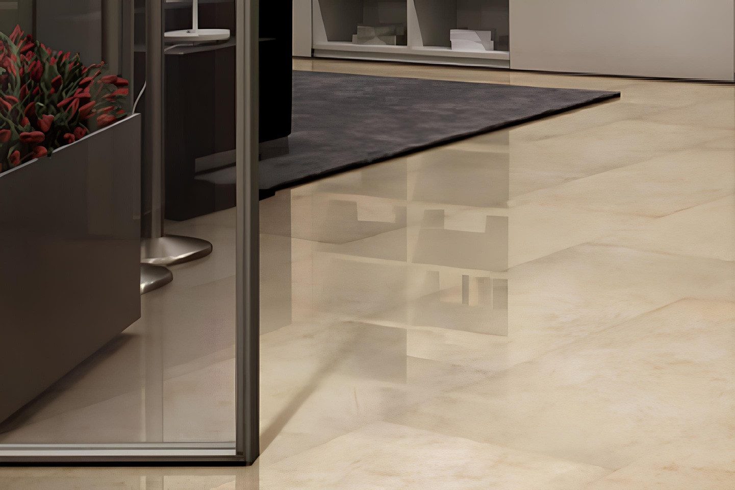 Xlmoebel Bodenfliese Bodenbelag aus Crema Marfil Marmor für luxuriöses Ambiente, Marmor, Crema Marfil, Marmor Crema Marfil 30 m², Hergestellt in Europa