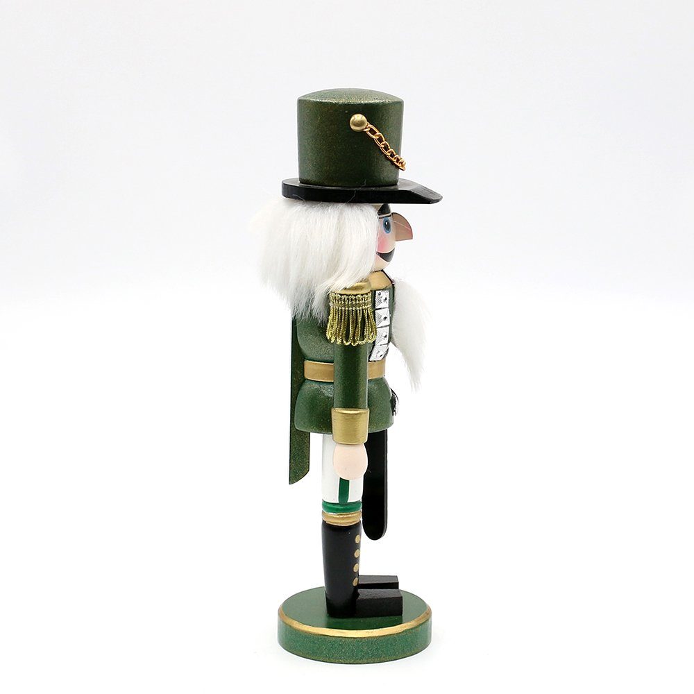 Dekohelden24 Nussknacker (1-tlg) Soldat 25 cm, Nussknacker klassisch, in ca. grün