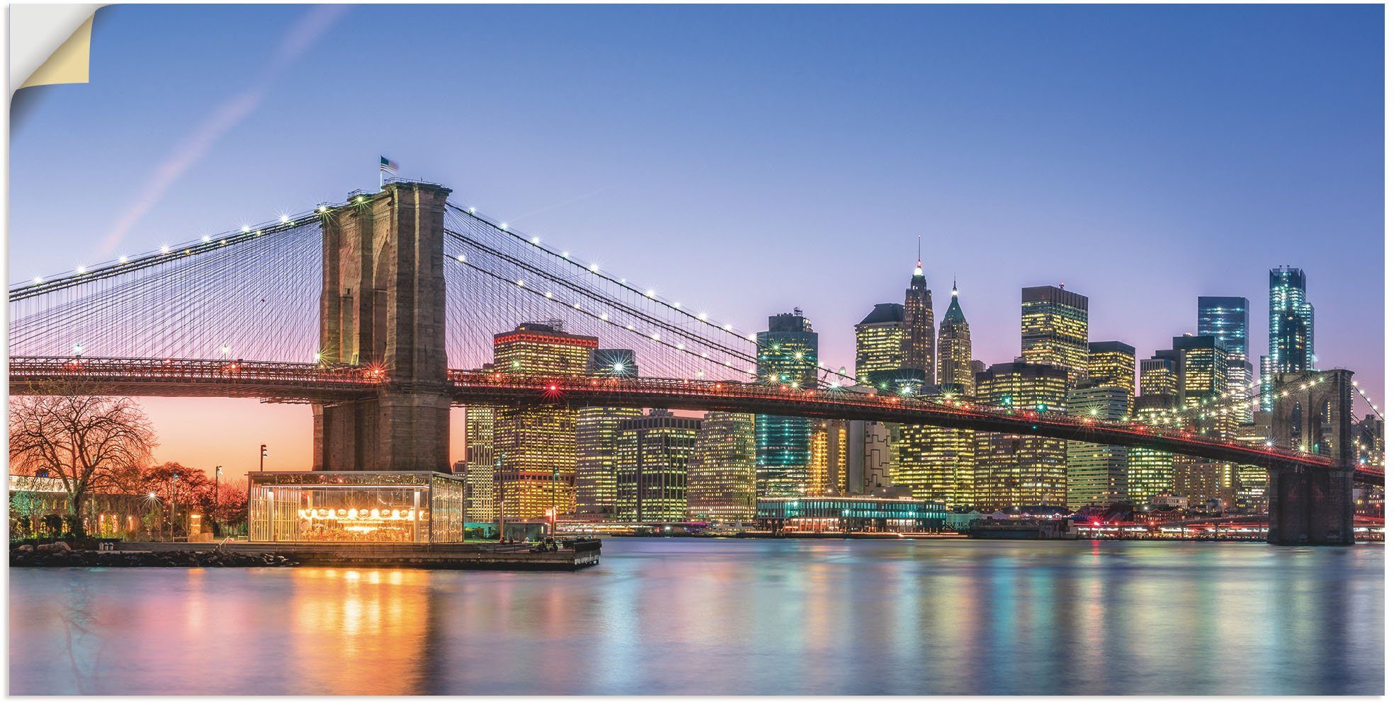 Artland Wandbild Skyline New York City, günstig online kaufen