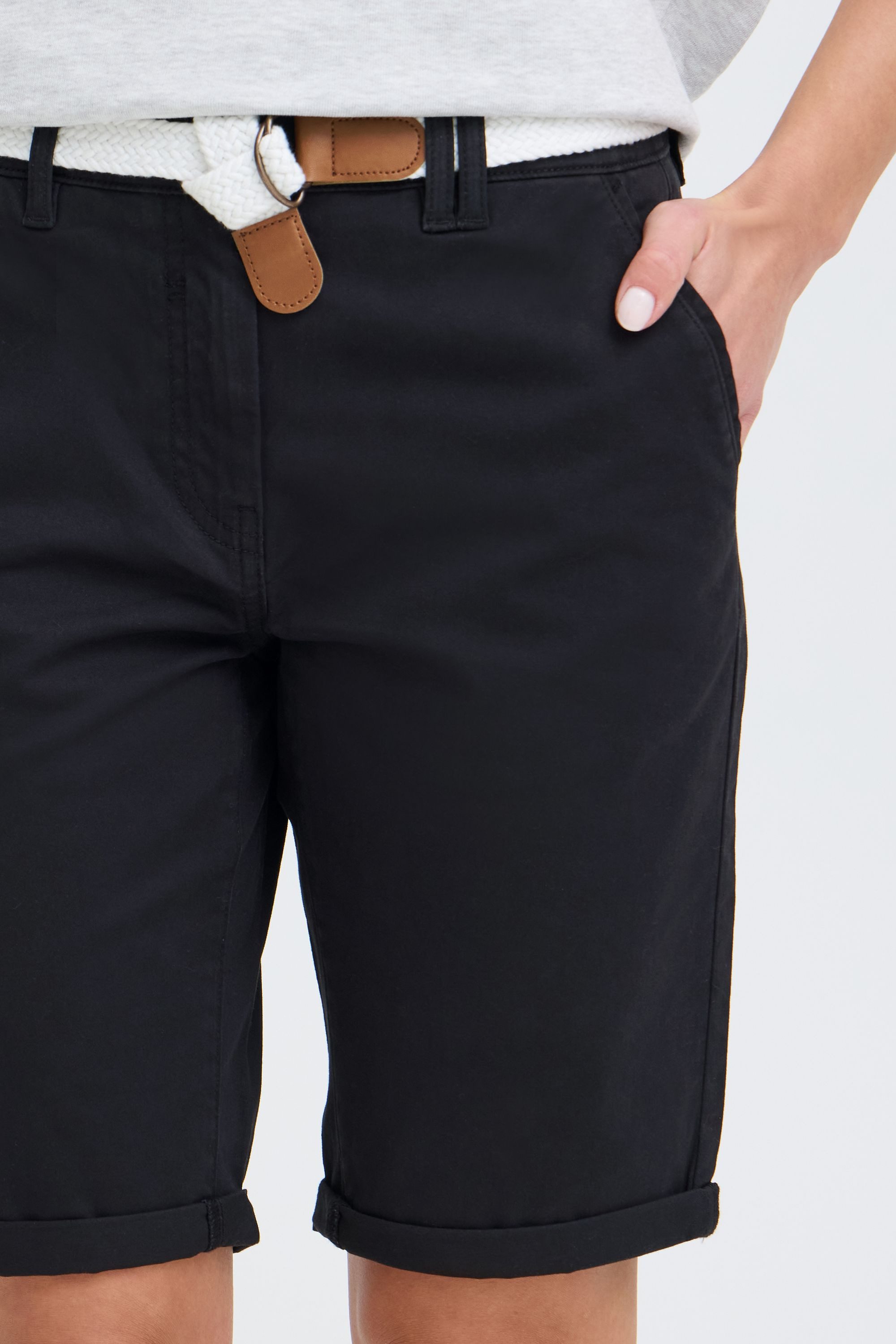 OXMO Bermudas OXChakira Bermuda Shorts inkl. Gürtel – Bild 5 von 5