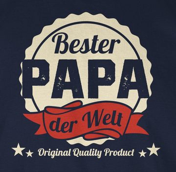 Shirtracer T-Shirt Bester Papa der Welt Vatertag Geschenk für Papa