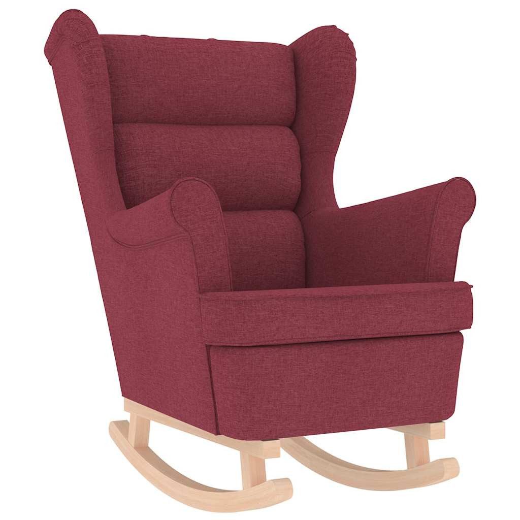 vidaXL Sessel Schaukelsessel Weinrot 74x90x102 cm günstig online kaufen