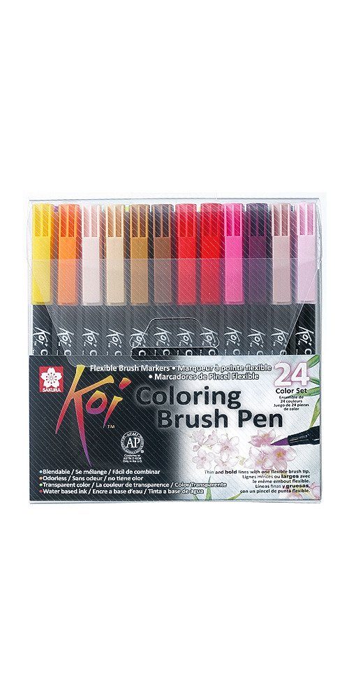 Sakura Pinselstift Pinselstift Koi Coloring Brush-Set, 24 Farben